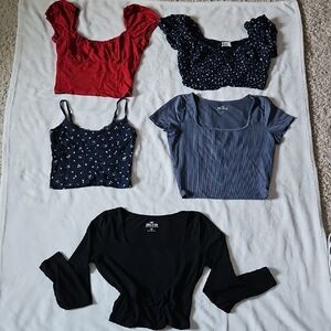 Lot of 5 Hollister Tops